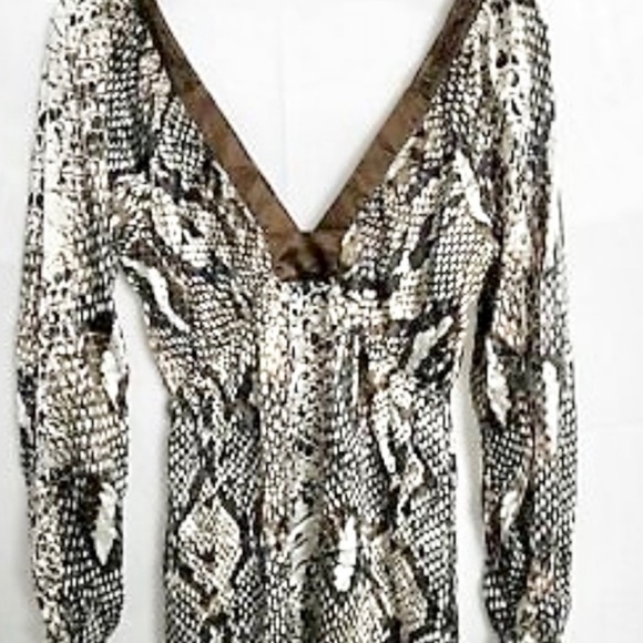 Hale Bob Dresses & Skirts - HALE BOB $260 SILK Snake Print $260 Dress